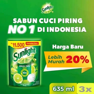 SUNLIGHT 635 GRAM - 1 PCS